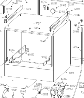 картинка Деталировка для посудомоечной машины Adler AT50 от магазина Одежда+