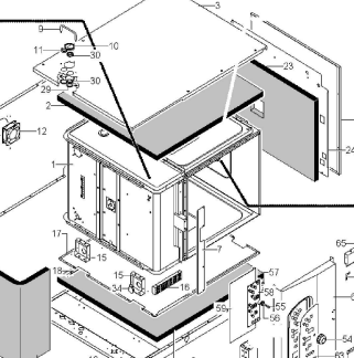 картинка Деталировка для пароконвектомата электр. Angelo-Po FM721E1 от магазина Одежда+