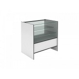 картинка Прилавок ST S (S 6090 S, 900x600x900, остеклённый, ЛДСП16, серый) от магазина Одежда+