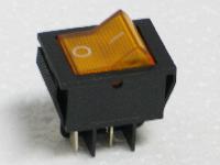 картинка Выключатель клавишный двойной с подсветкой от магазина Одежда+