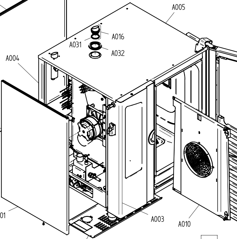 картинка Деталировка для Manitowoc outer casing tabletop units P3 от магазина Одежда+
