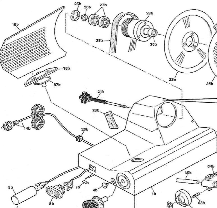 картинка Деталировка для слайсера Amitek ESPLOSO SG250X - 275X - 300RX от магазина Одежда+