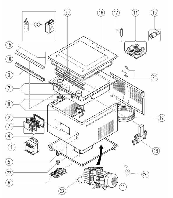 картинка Деталировка для VM254(C254) от магазина Одежда+