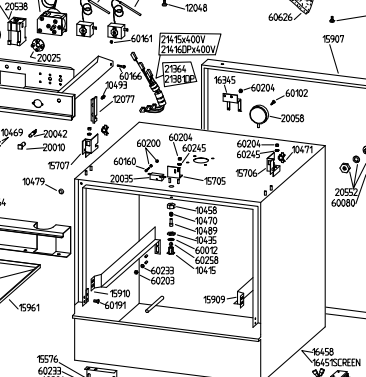картинка Деталировка для посудомоечной машины Adler CF50DP от магазина Одежда+