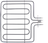 картинка Нагревающий элемент 2800W 230V цепи топления 2 L 323mm W 393mm L1 30mm L2 293mm W1 166mm W2 61mm 09950317000 от магазина Одежда+