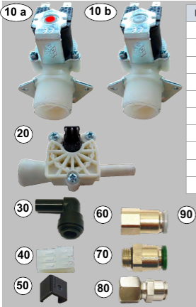картинка Деталировка для E64 Клапаны, фитинги (вода) от магазина Одежда+