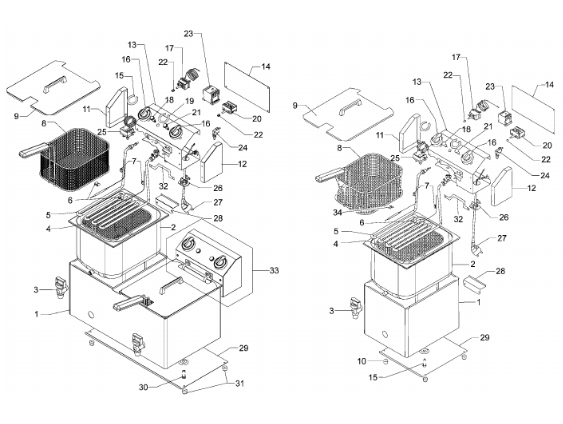 картинка Деталировка для FR4-44-8-88-8R-88R-10R-1010R (1) от магазина Одежда+
