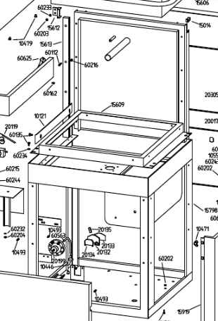 картинка Деталировка для посудомоечной машины Adler CF1000 от магазина Одежда+