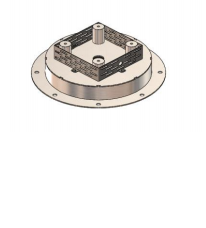 картинка МОНТАЖНАЯ ПЛАСТИНА ДЛЯ ВЕНТИЛЯТОРА - ПЕЧЬ РОТАЦИОННАЯ MOUNTING PLATE FOR BLOWER - ROTATIVE OVEN PRR 78/1 VENT-0072 от магазина Одежда+