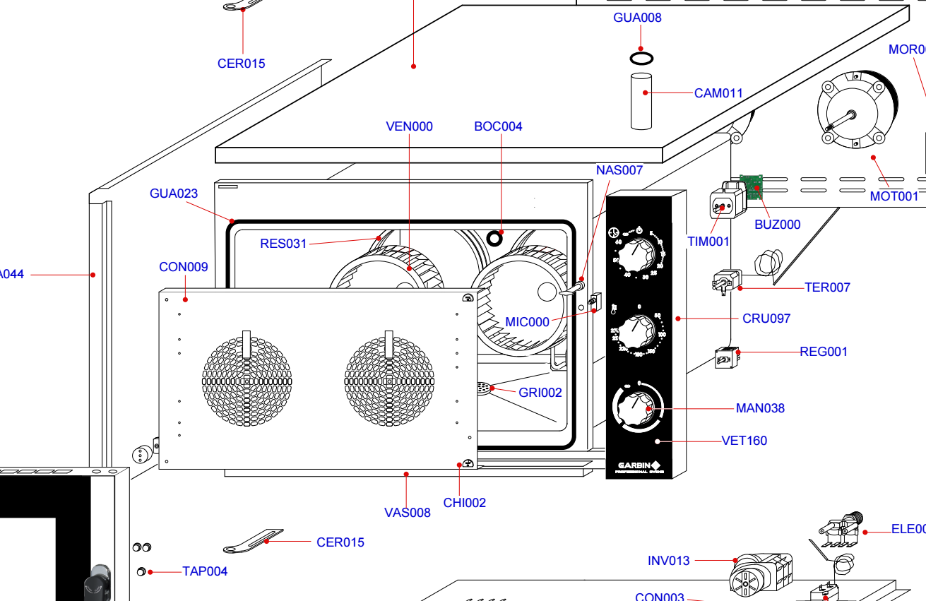 картинка Деталировка для Garbin 46P VAP от магазина Одежда+