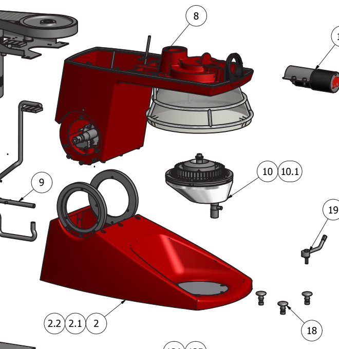 картинка Деталировка для Bear varimixer TEDDY AR005 от магазина Одежда+