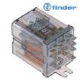 картинка Реле мощности FINDER 230 В перем. тока 10А 3CO присоединение плоский штекер 4,8 мм для Colged от магазина Одежда+