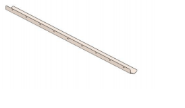 картинка ПРОКЛАДКА ДВЕРИ " СНИЗУ" - НЕРЖАВЕЮЩАЯ СТАЛЬ DOOR GASKET "BOTTOM" - STAINLESS STEEL PRR 30/5 PDSR-0057 от магазина Одежда+