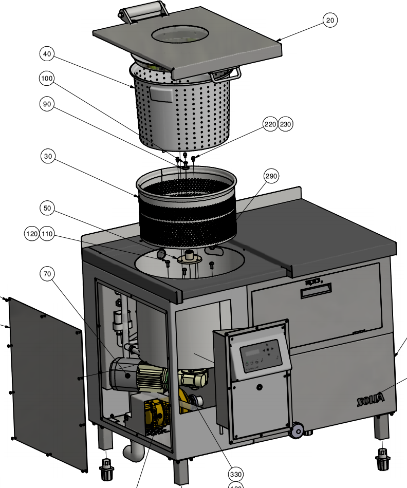 картинка Деталировка для Alexander Solia SWA75.3 от магазина Одежда+