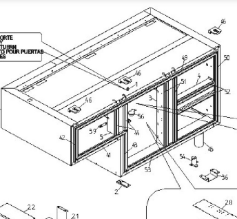 картинка Деталировка для прилавка-витрины Angelo-Po 6RA2Z от магазина Одежда+