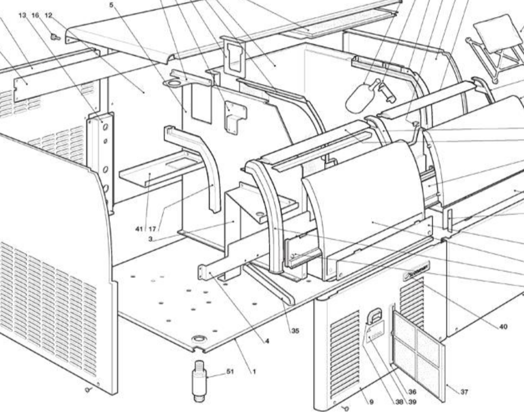 картинка Деталировка льдогенератора Scotsman. AF206 от магазина Одежда+