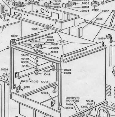 картинка Деталировка для посудомоечной машины Adler DS600-DVGW от магазина Одежда+