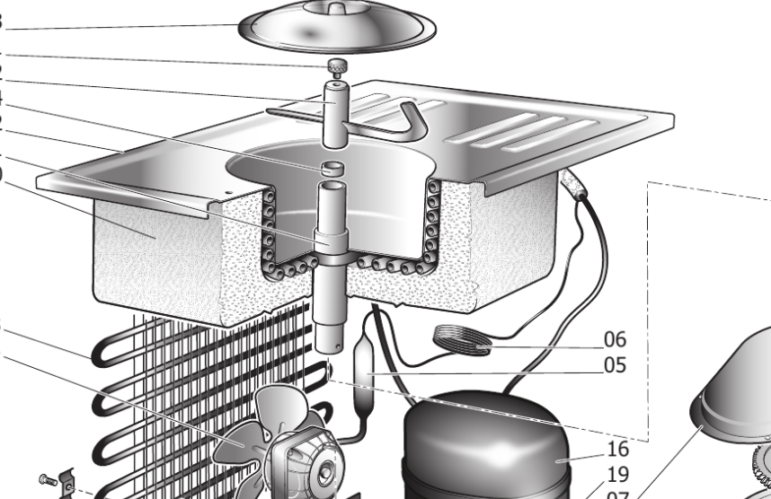 картинка Musso деталировка аппарата для мороженного Musso Stella от магазина Одежда+