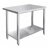 картинка Столы островные (600 серия)   (столешница - нерж., каркас - краш.сталь) СПРО-6-1 (800x600x850мм) от магазина Одежда+