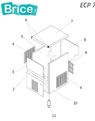 картинка Деталировка для ECP75n от магазина Одежда+