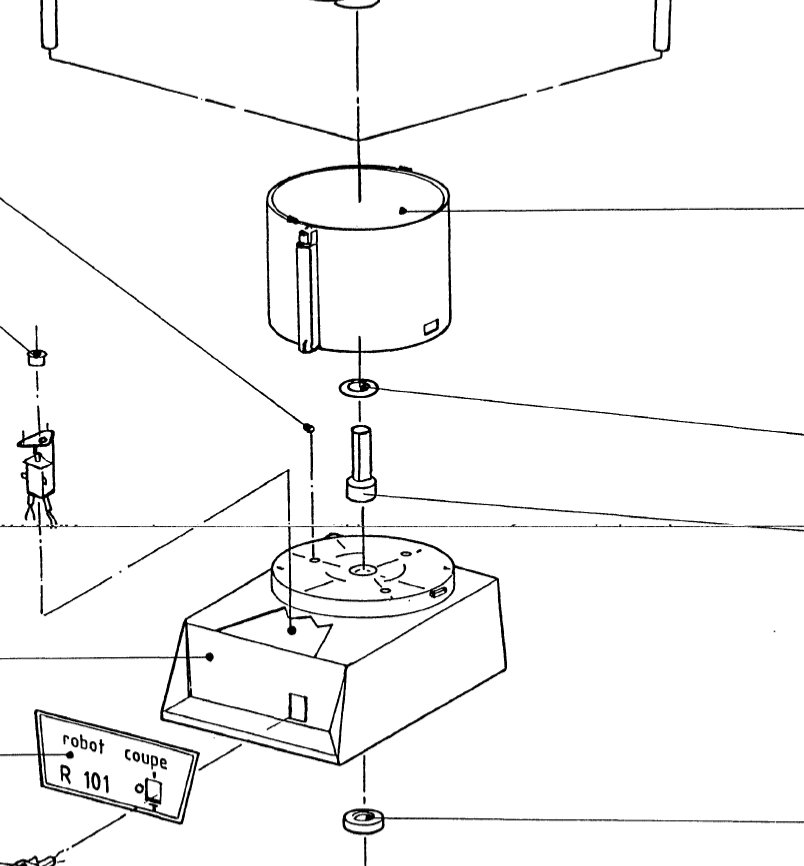 картинка Деталировка Robot Coupe R101 от магазина Одежда+