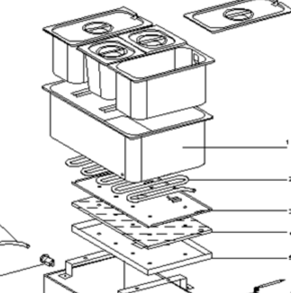 картинка Деталировка мармита Roller Grill от магазина Одежда+