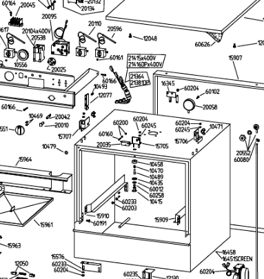 картинка Деталировка для посудомоечной машины Adler CF50 от магазина Одежда+
