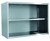 картинка Полка настенная открытая ПНО-2 (1000х400х700 мм), нерж. от магазина Одежда+