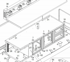 картинка Деталировка для стола охлаждающего Angelo-Po 6BR19V от магазина Одежда+