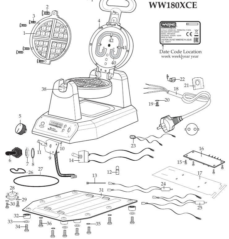 картинка Деталировка для WW180XCE от магазина Одежда+