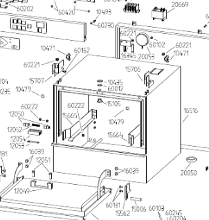 картинка Деталировка для посудомоечной машины Adler AT40 от магазина Одежда+
