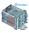 картинка Реле мощности FINDER 230 В перем. тока 16А 2CO присоединение F6,3 пластинчатый крепёж для Elettrobar 929115 от магазина Одежда+