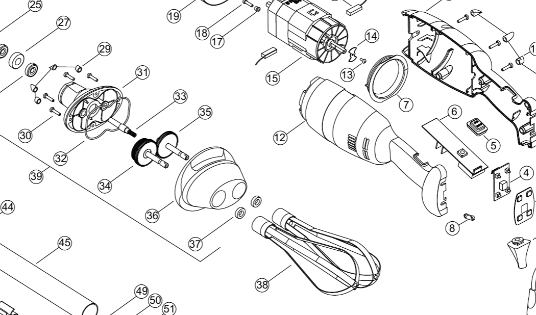 картинка Деталировка миксера Fama 300-400-500 VV Gio от магазина Одежда+