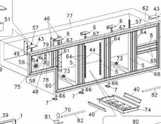 картинка Деталировка для прилавка-витрины Angelo-Po 6FMCB от магазина Одежда+