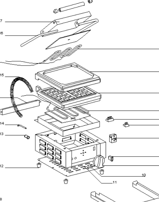 картинка Деталировка Roller Grill  GES 10.20.40.75.80 от магазина Одежда+