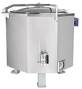 картинка Котел пищеварочный паровой КПЭМ-250П (250 л, сливной кран, пар. рубашка) работа от внешнего парогенератора от магазина Одежда+