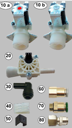 картинка Деталировка для E64 Клапаны, фитинги (вода) (1) от магазина Одежда+