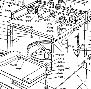 картинка Деталировка для посудомоечной машины Adler B301 от магазина Одежда+