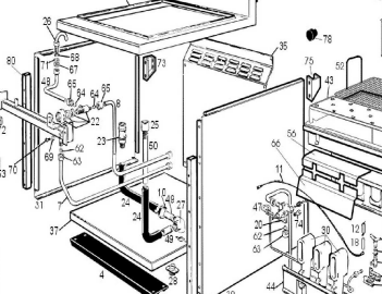 картинка Деталировка для электрической макароноварки Angelo-Po 30CPS от магазина Одежда+