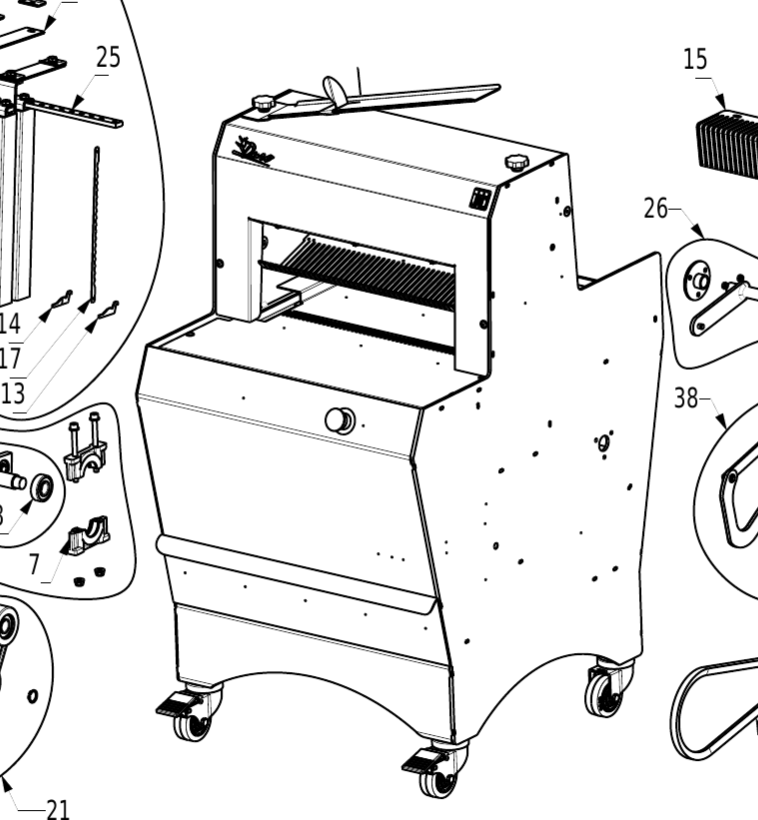 картинка Деталировка Jac BEL 450 от магазина Одежда+