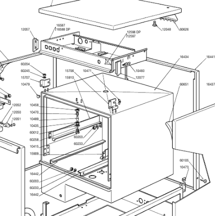 картинка Деталировка для посудомоечной машины Adler CF50A от магазина Одежда+