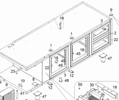 картинка Деталировка для стола охлаждающего Angelo-Po 6SB2M от магазина Одежда+