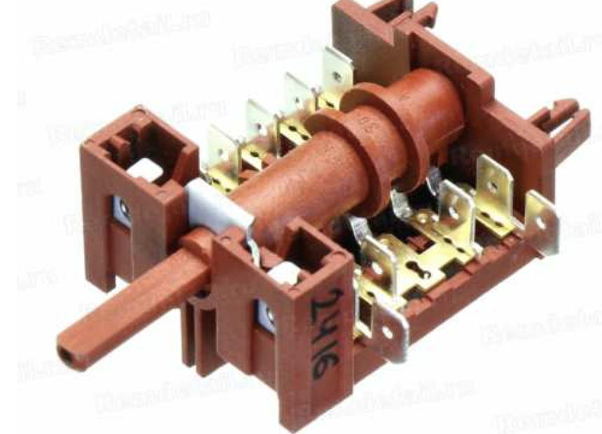 картинка Переключатель духовки 3 позиц. для плиты De Luxe Evolution 830500 от магазина Одежда+