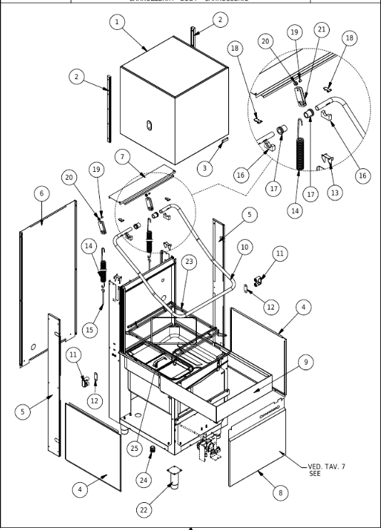 картинка Деталировка для DDM 660HP-3410 REV1_08-2018 (1) от магазина Одежда+