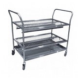 картинка Тележка для сушки тарелок  ТСТ-100-4 (1000мм)  140 тарелок, вся нерж. от магазина Одежда+