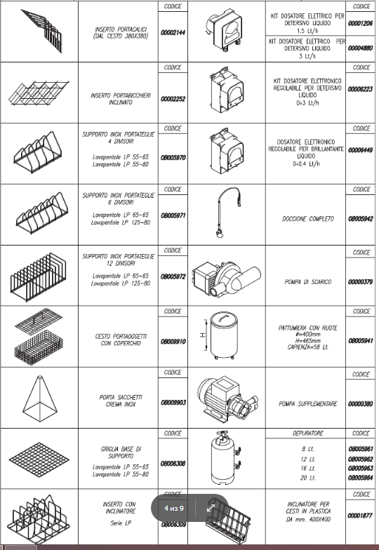 картинка Деталировка для Aristarco AH1400 от магазина Одежда+