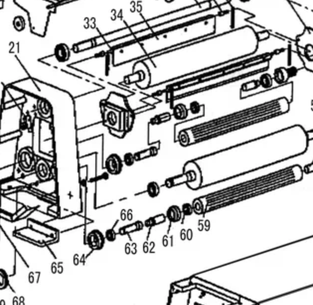 картинка Деталировка Gastromix TDR-380F TDR520 explosive view от магазина Одежда+