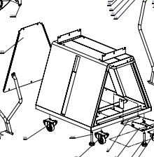 картинка Деталировка тестораскаточной машины TecnoStamap LAM600 от магазина Одежда+
