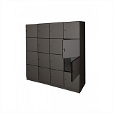 картинка Шкаф ST SH (SUM 16D, 1690x500x1800, 16 секций, серый) от магазина Одежда+