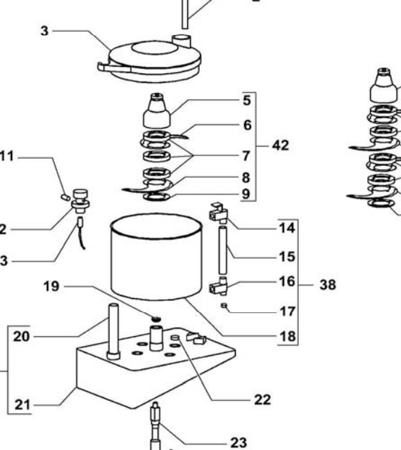 картинка Деталировка Robot Coupe. Cl3-5-8 от магазина Одежда+